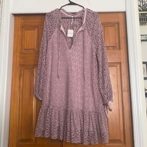 Velvet swing dress